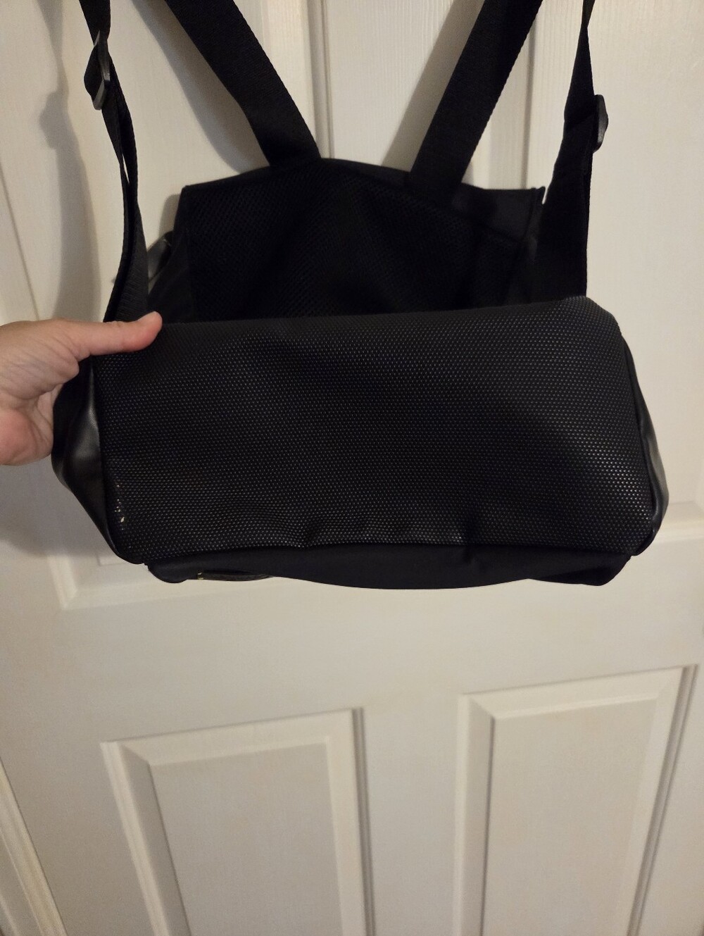Calvin Klein Black Backpack with Faux Leather Accents - Picture 11 of 11